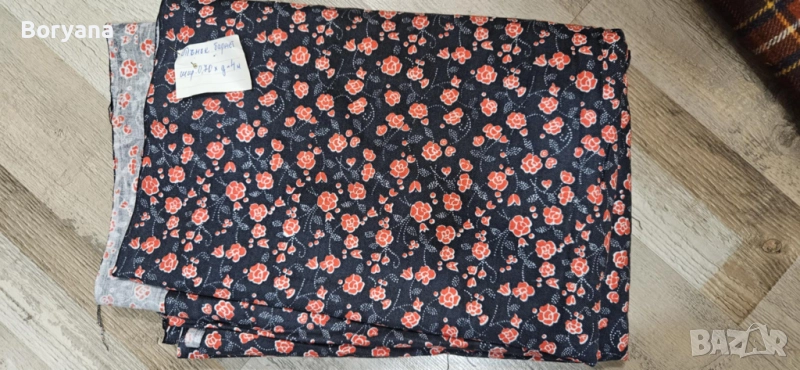 парче плат тънък бархет, снимка 1