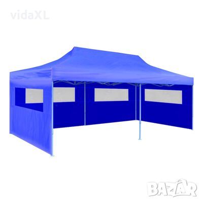 vidaXL Сгъваема pop-up парти шатра, синя, 3x6 м(SKU:41583, снимка 1