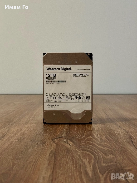 Western Digital 12TB – CMR Хелиев HDD за NAS / PC (White Label), снимка 1