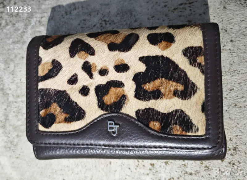 Портмоне естествен косъм-индийско, снимка 1