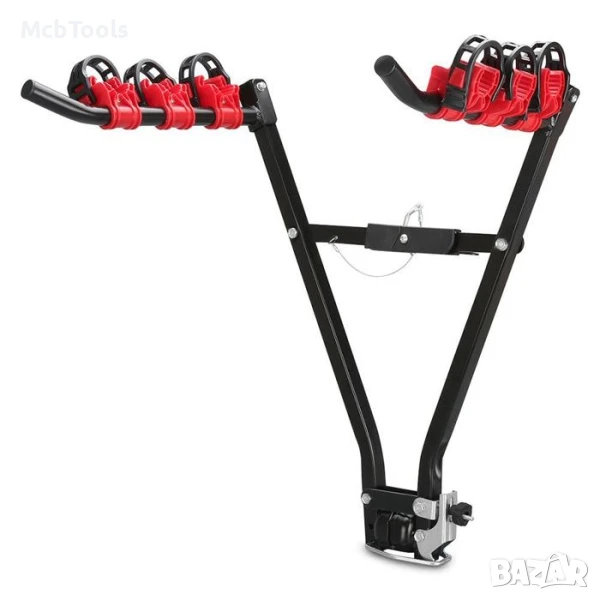 Стойка за велосипед за теглич – тройна, снимка 1