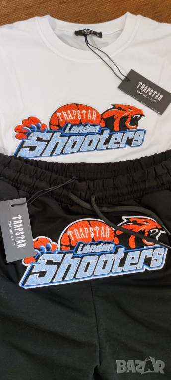 Trapstar Спортен Екип РАЗПРОДАЖБА Трапстар черно/бял екип памук, снимка 1