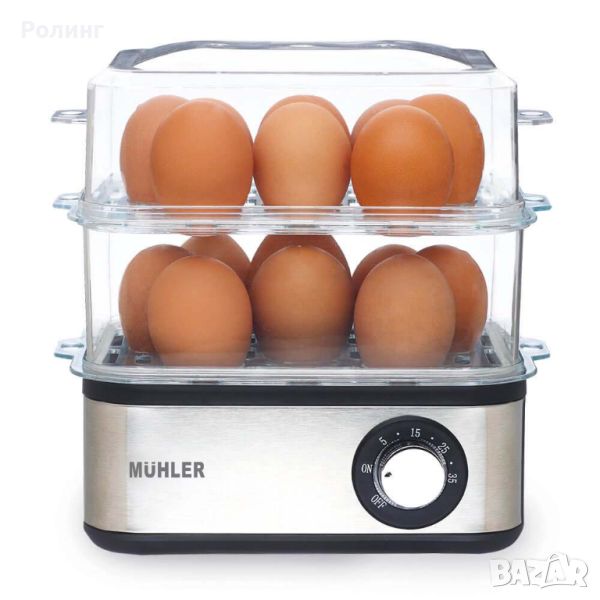 Уред за варене на яйца и готвене на пара MUHLER ME-516/1008571, снимка 1