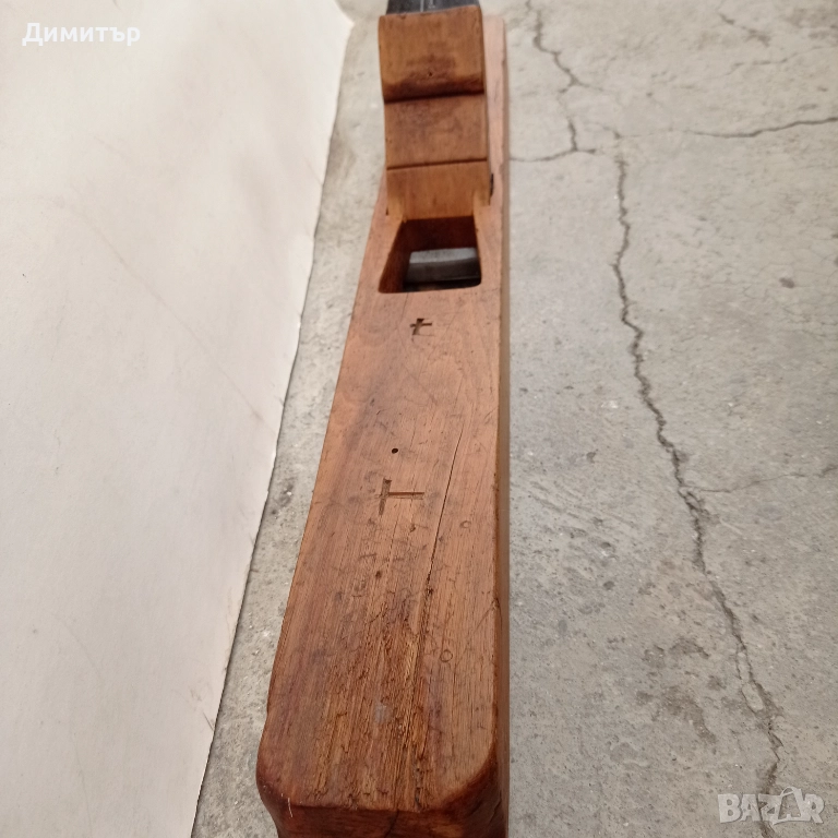 Голямо автентично дървено ренде , снимка 1