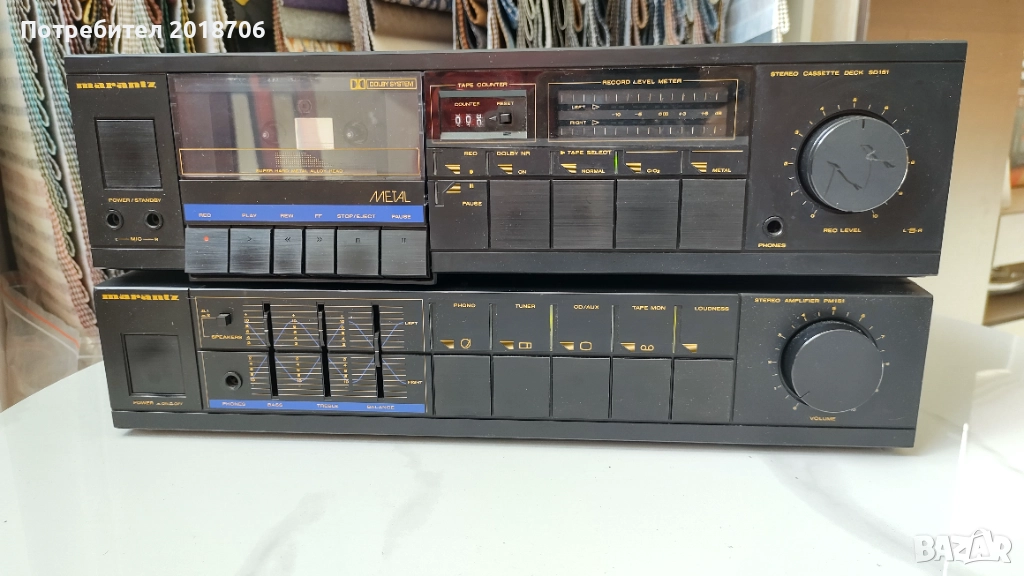Усилвател и дек Marantz, снимка 1