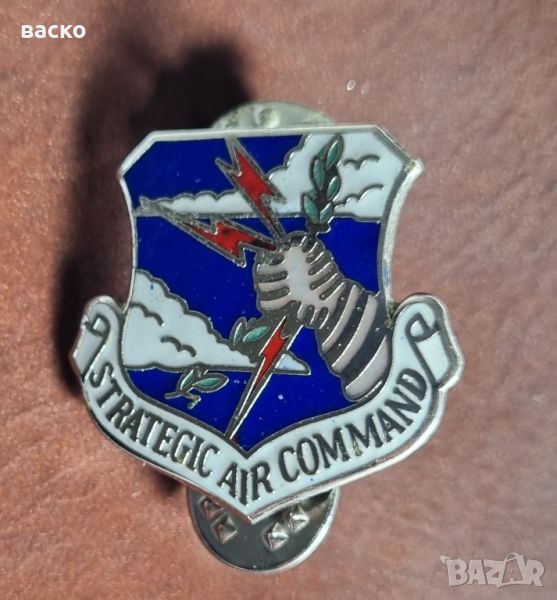 Значка Стратегическо въздушно командване на U. S. A., снимка 1