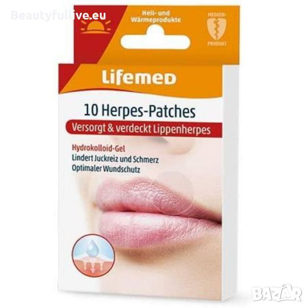 Lifemed Лепенки за херпеси, прозрачни, снимка 1