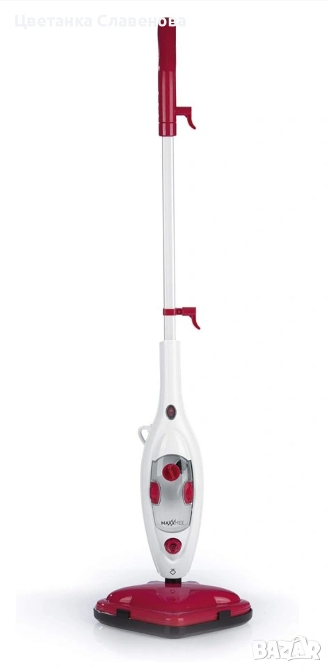 Безкабелена  парочистачка  2 в1 Maxxmee : до 20 минути непрекъсната пара,1300 W, снимка 1