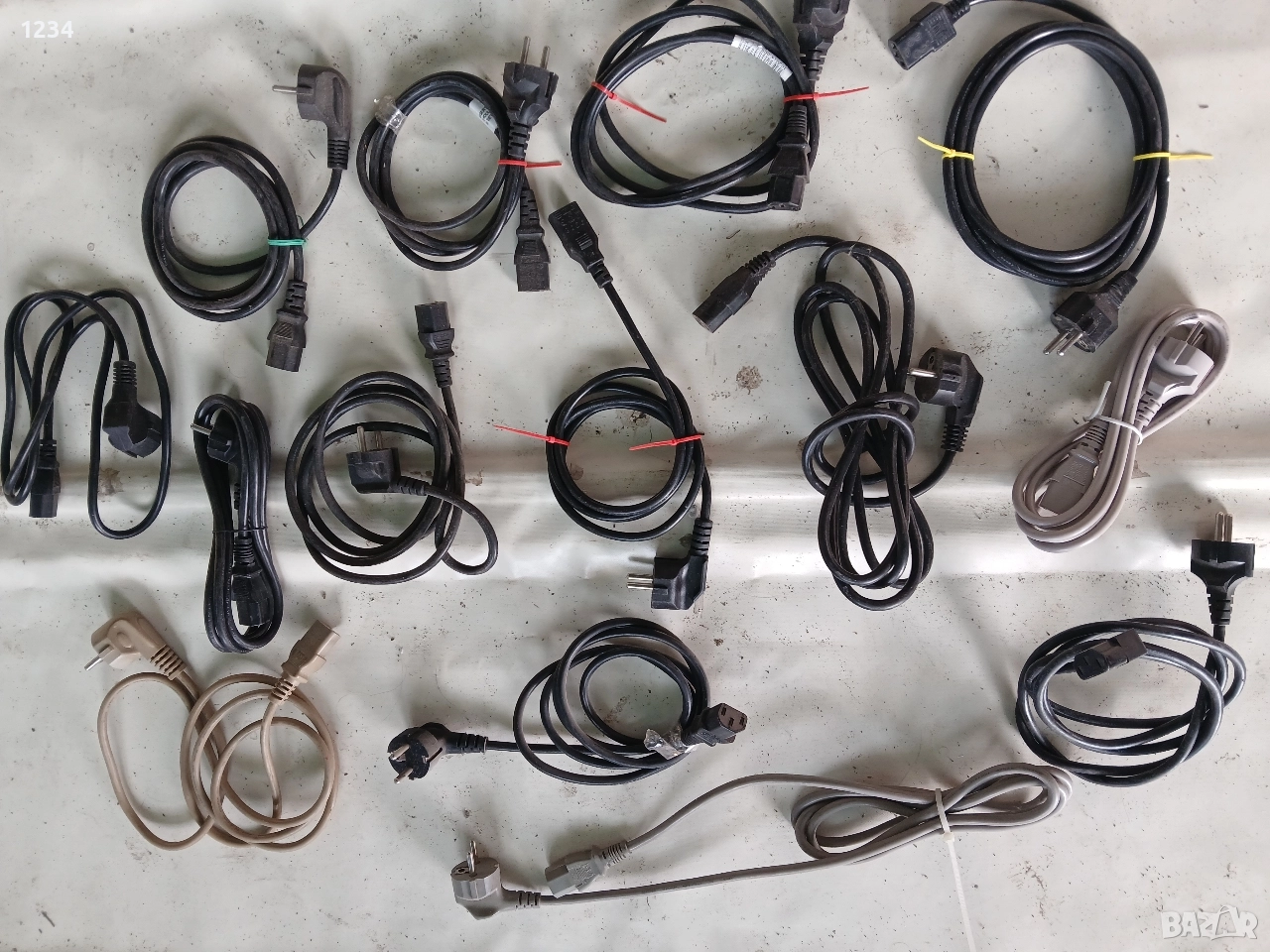 кабели захранващи 14 бр, снимка 1