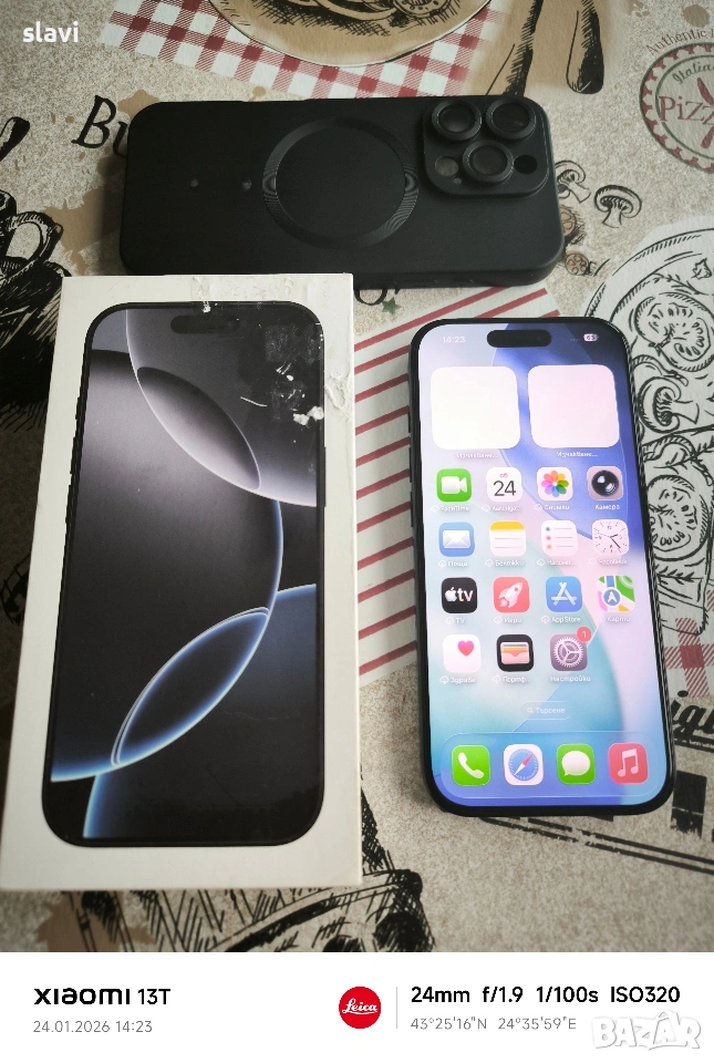 iPhone 16 Pro 128GB Батерия 100%, снимка 1