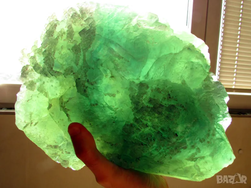8.7кг зелен флуорит, натурален, снимка 1