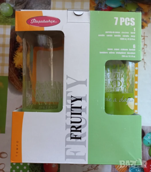 Комплект кана и чаши Pasabahce, снимка 1