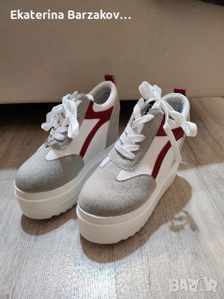 Спортни обувки на платформа, снимка 1