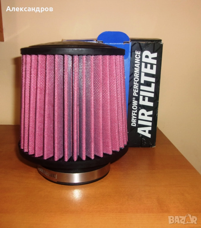 Спортен филтър AEM Dryflow (USA), отвор 90мм, нов, промо цена!, снимка 1