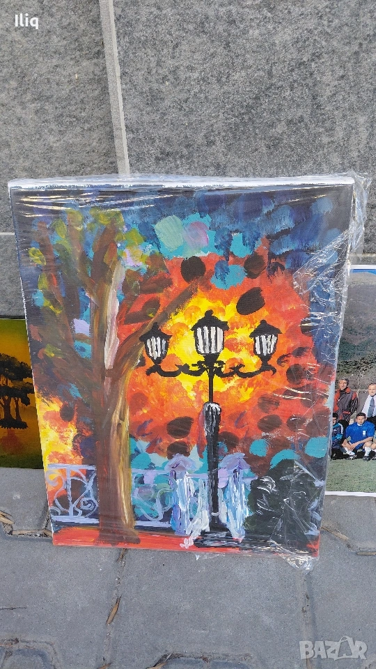 картина улечна лампа. , снимка 1