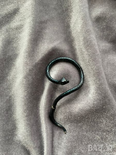 Ефектна обеца по ухото - Змия, снимка 1
