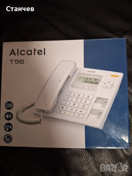 Стационарен телефон Alcatel Temporis 56 БЯЛ, снимка 1