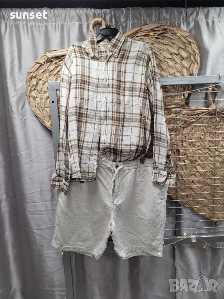 ЛЕНЕНИ бежови къси панталонки  C& A- XXL , снимка 1