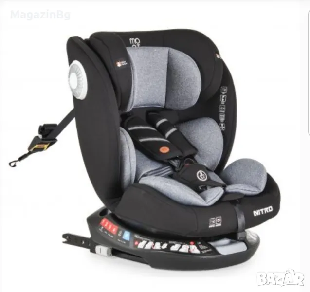 Стол за кола Nitro 360° с Isofix сив

, снимка 1