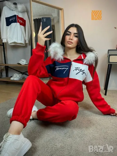 дамски екипи с пух tommy hilfiger , снимка 1