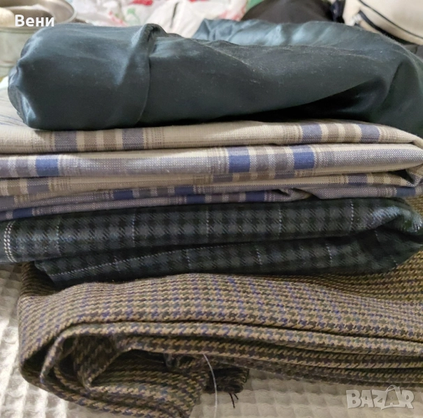 Плат за костюм с хастар и плат за панталон, снимка 1