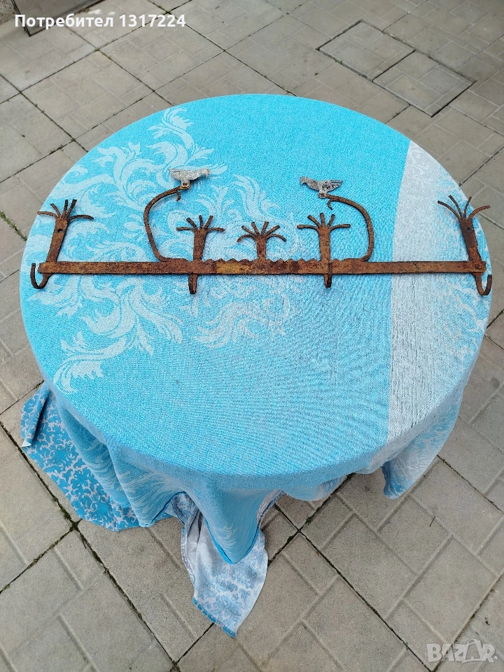 Стара кована закачалка , снимка 1