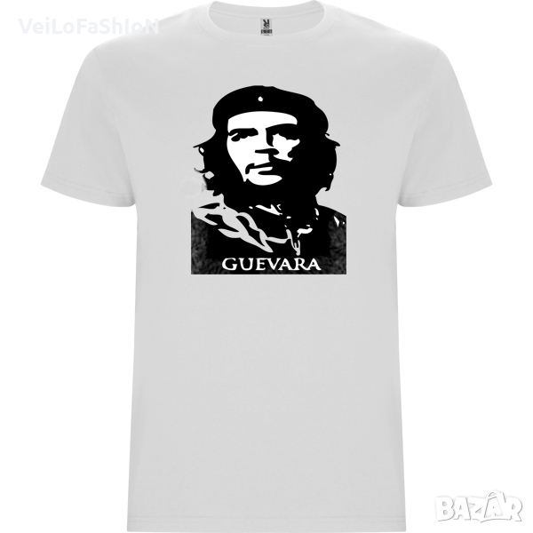 Нова мъжка тениска с Че Гевара в бял цвят, снимка 1