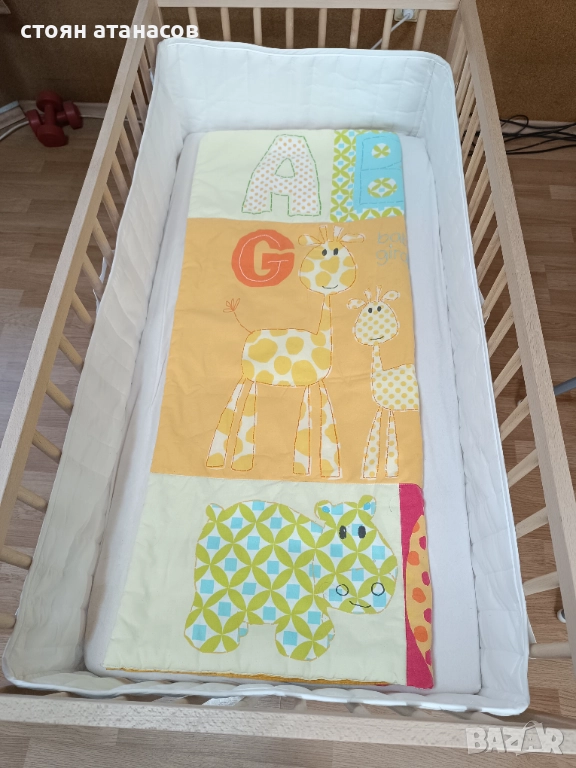 Сглобяемо детско легло /Икеа/ + детско столче /Икеа/, снимка 1