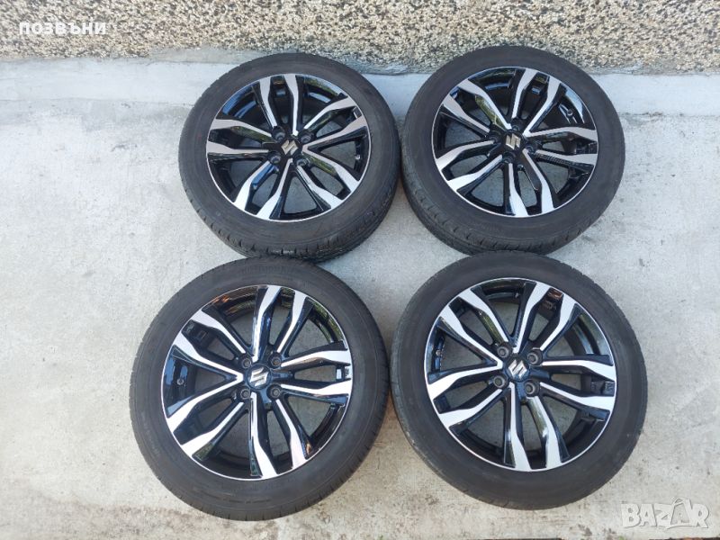 16" оригинални джанти за Suzuki Swift Сузуки Суифт с датчици 4x100 54.1mm с гуми 185/55R16, снимка 1