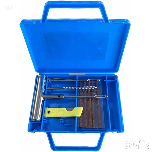 Комплект за лепене на гуми метален, снимка 1