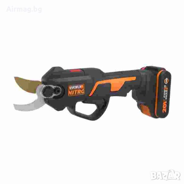 Акумулаторна ножица WORX WG330E, 20V, С батерия и зарядно устройство, снимка 1