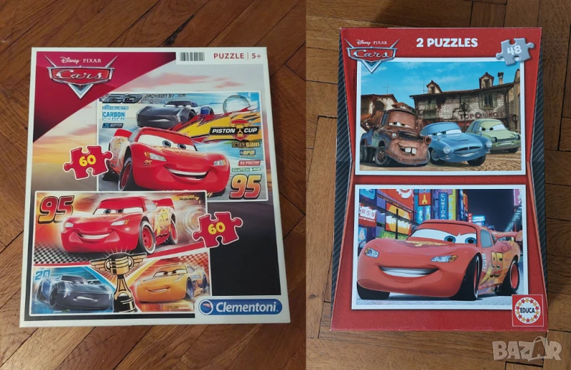 Пъзели McQueen Колите, 2 в 1, 2 модела, снимка 1