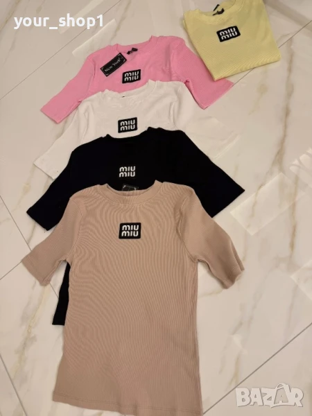 Блуза тениска рипс Miu Miu , снимка 1