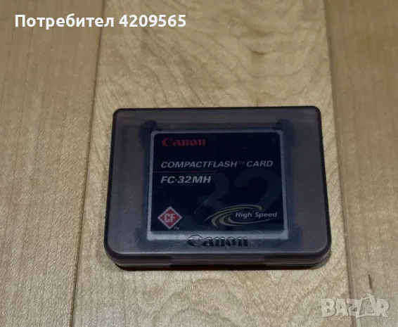 Canon 32MB FC-32MH CompactFlash Memory Card, снимка 1