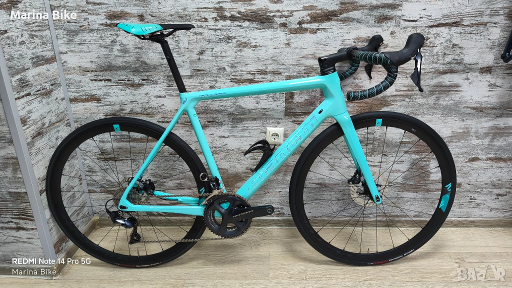 Карбонов шосеен велосипед Bianchi Specialissima CV Disc Ultegra Fulcrum | 57, снимка 1