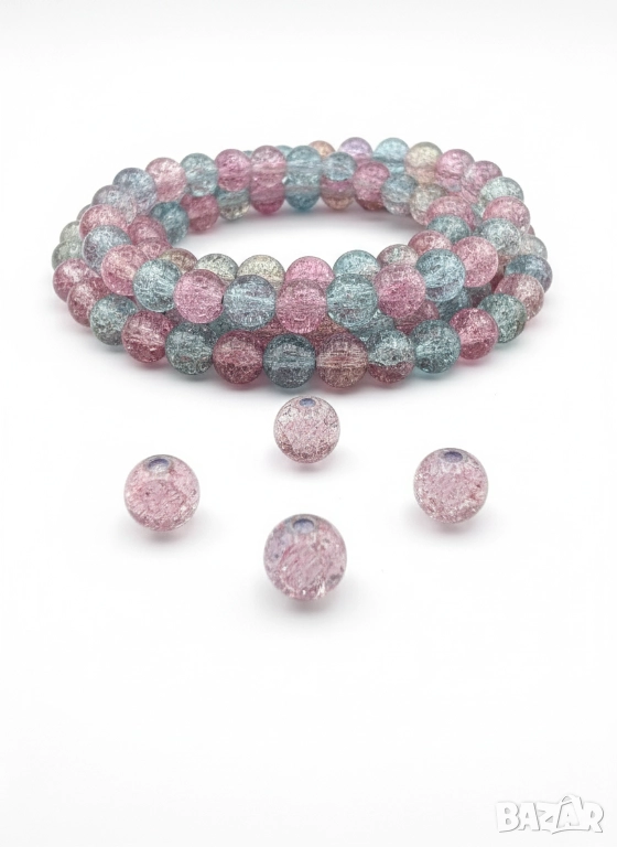 Стъклени Мъниста за Бижута 10мм 8мм 6 мм 4мм J269, снимка 1