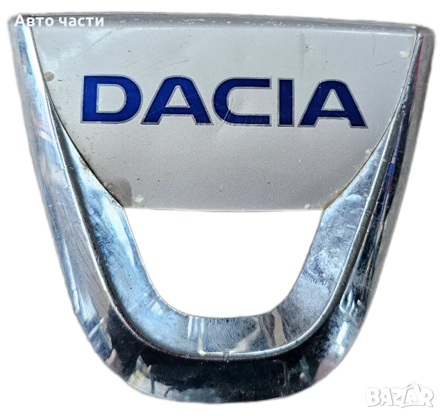Емблема лого задна Dacia Logan Sandero 2004-2017 8200811906A 8200811906 A, снимка 1