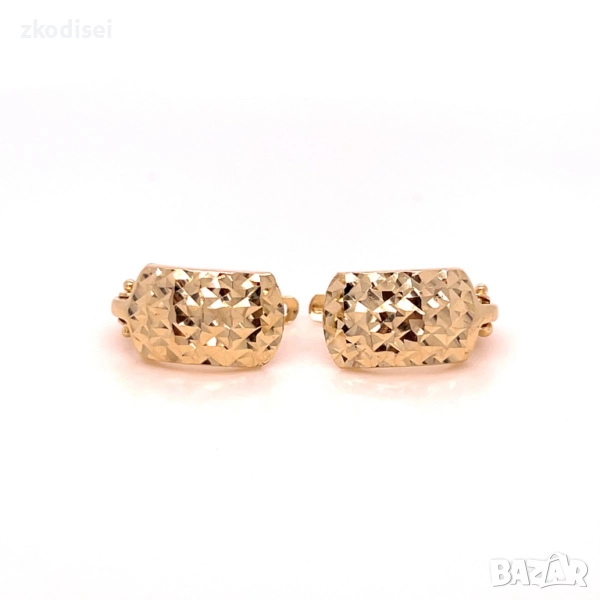 Златни обеци 1,56гр. 14кр. проба:585 модел:34922-3, снимка 1