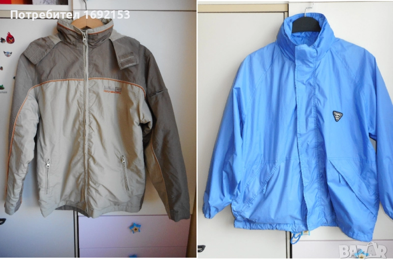 Пролетно-есенно яке-164см и Яке за дъжд-140 см, снимка 1