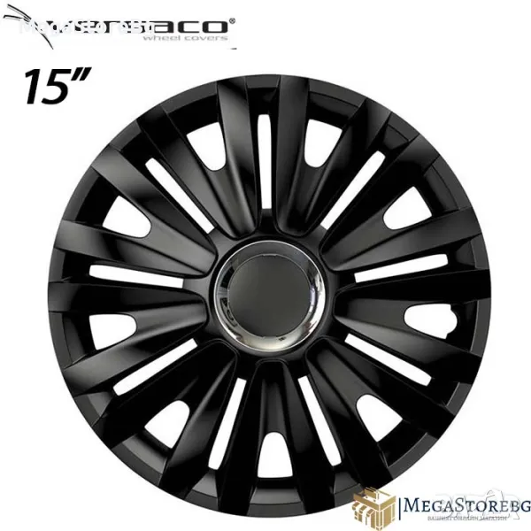 Тасове за джанти 15'' Versaco Royal RC Black, снимка 1