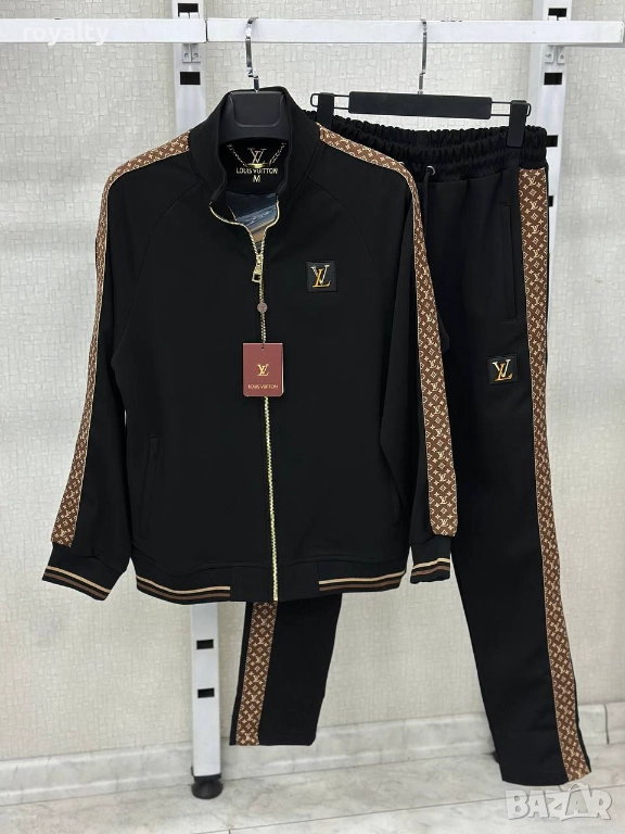 Louis Vuitton Черен Мъжки Екип , снимка 1