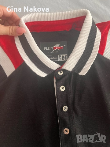 Мъжки тениски с яка Plein Sport, снимка 2 - Тениски - 51604263