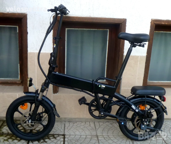 Електрически Е-Байк Ю2 - сгъваем "пони" ! На 400 км. Като НОВ ! 