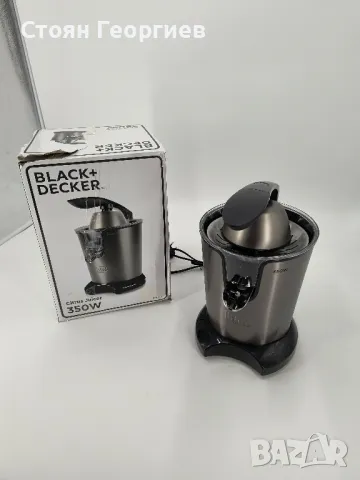 Чисто нова цитрус преса BLACK DECKER 350w с транспортнен дефект не пречи на работата на уреда , снимка 1 - Сокоизстисквачки и цитрус преси - 47404619