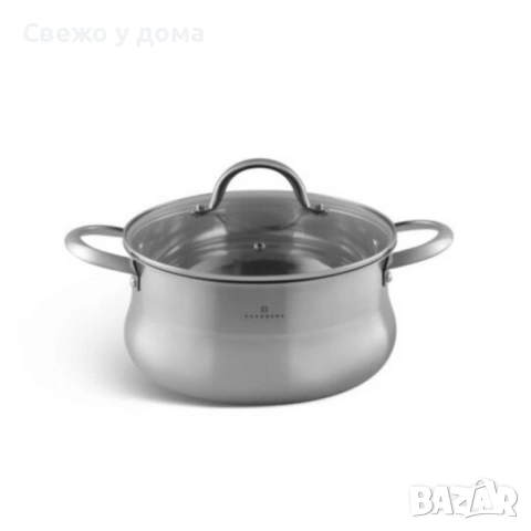 Комплект EDENBERG от 12части - неръждаема стомана с многослойно дъно за бързо и равномерно , снимка 5 - Съдове за готвене - 53457848
