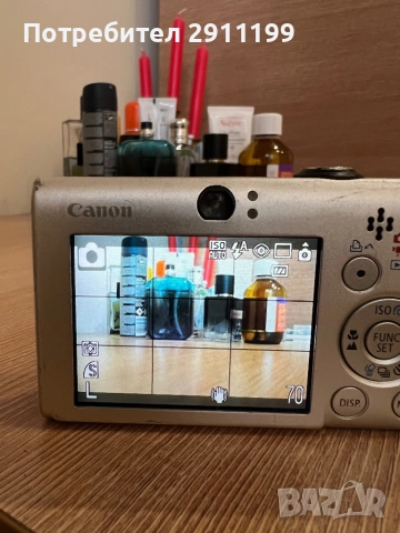 Фотоапарат Canon 8 Mp, Japan с подаръци, снимка 5 - Фотоапарати - 53869632