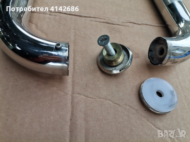 Иноксова дръжка за стъклени врати , снимка 6 - Входни врати - 48269855