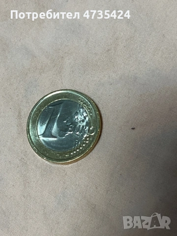 Дефектна евро монета , снимка 2 - Нумизматика и бонистика - 53447183