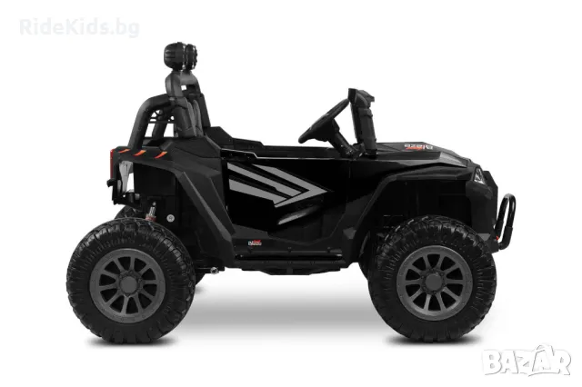Офроуд акумулаторен автомобил BLAZE, Черен – 4x4, до 35кг., с дистанционно и LED, снимка 5 - Детски велосипеди, триколки и коли - 49976137