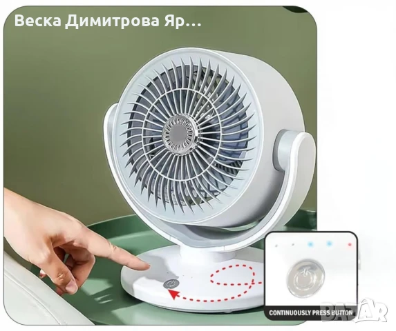 Компактен вентилатор с 3 лопатки от ABS, , снимка 5 - Вентилатори - 50667872